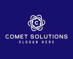 Atom Orbit Science logo design