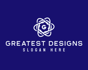 Atom Orbit Science logo design