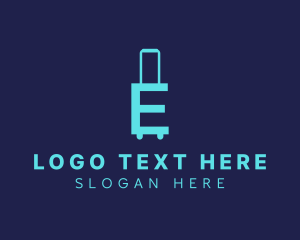 Letter E Travel Luggage  logo