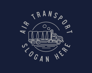 Logistics Haulage Truck logo design