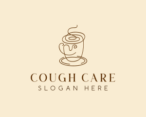 Coffee Cup Cafe Scribble  logo design