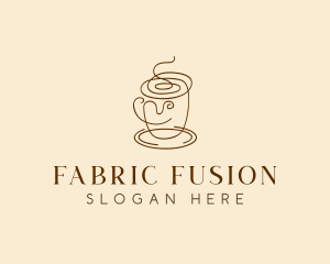 Coffee Cup Cafe Scribble  logo design