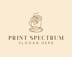 Coffee Cup Cafe Scribble  logo design