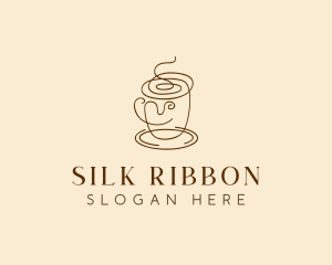 Coffee Cup Cafe Scribble  logo design