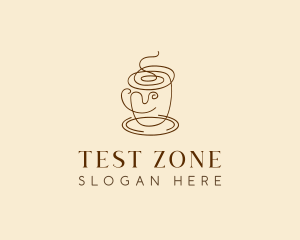 Coffee Cup Cafe Scribble  logo design