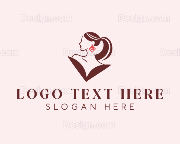 Woman Fashion Stylist Logo