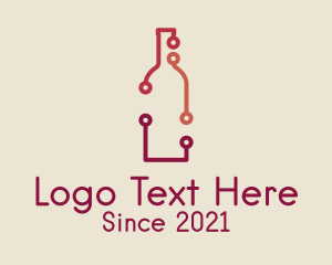 Wine Bottle Circuit  logo