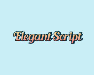 Generic Elegant Script logo design