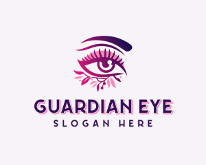 Eyelash Organic Cosmetics logo design