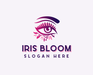 Eyelash Organic Cosmetics logo design