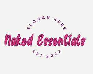 Pink Generic Feminine logo design