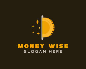 Coin Money Rebate logo design