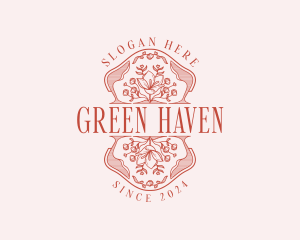 Botanical Flower Garden logo design