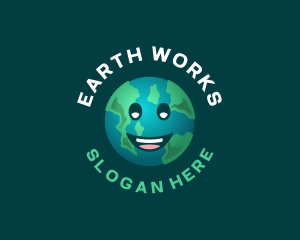 Happy Planet Earth logo design