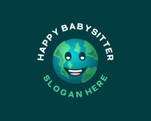 Happy Planet Earth logo design