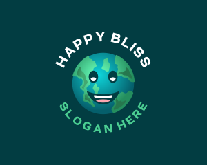 Happy Planet Earth logo design