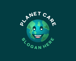 Happy Planet Earth logo design