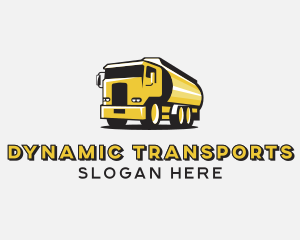 Tank Truck Forwarding Transport logo design