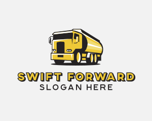 Tank Truck Forwarding Transport logo design