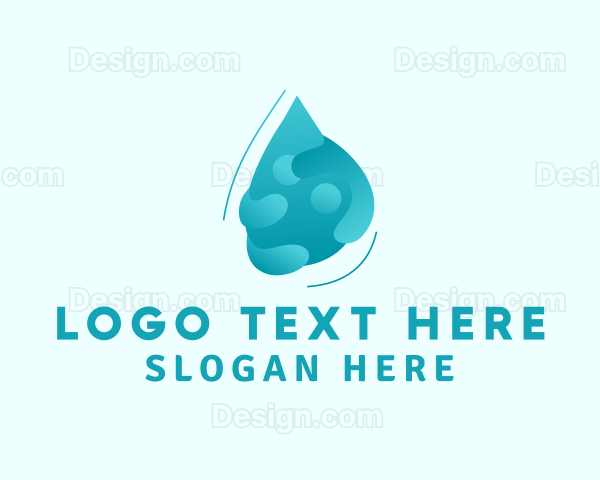 Sanitation Water Liquid Logo