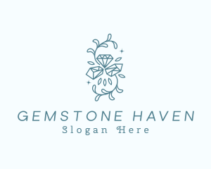 Crystal Precious Gem logo design