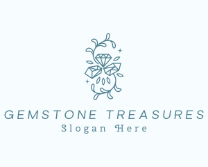 Crystal Precious Gem logo design