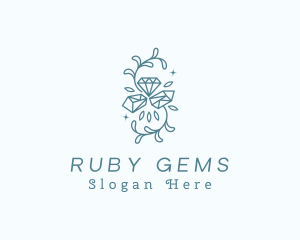 Crystal Precious Gem logo design