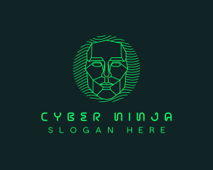 Cyber Hacker Mask logo