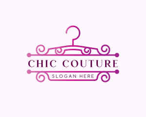 Fashion Boutique Hanger logo design