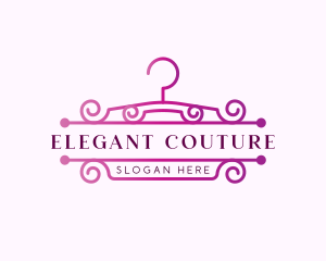 Fashion Boutique Hanger logo design