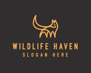 Wildlife Fox Pet logo design