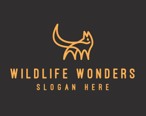 Wildlife Fox Pet logo design