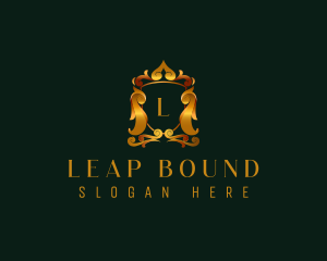 Luxury Crest Shield logo design