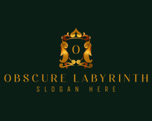 Luxury Crest Shield logo design