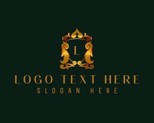 Strategy - Luxury Crest Shield logo design