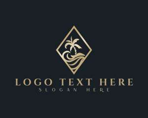 Luxury - Luxury Beach Resort logo design