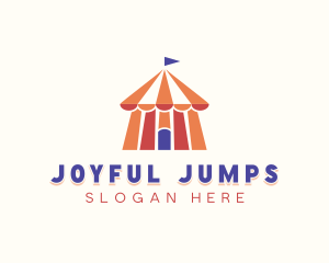 Circus Carnival Tent logo design