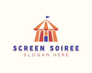 Circus Carnival Tent logo design