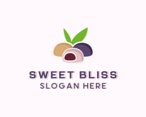 Sweet Mochi Dessert logo design