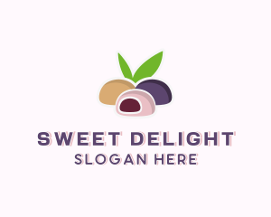 Sweet Mochi Dessert logo design