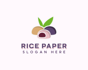 Sweet Mochi Dessert logo design