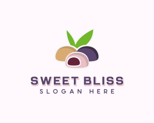 Sweet Mochi Dessert logo design