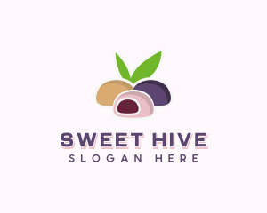 Sweet Mochi Dessert logo design