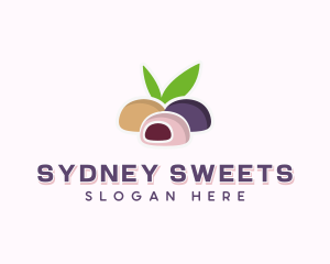 Sweet Mochi Dessert logo design