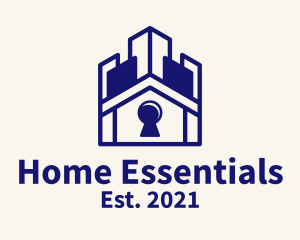 Keyhole Home Listing  logo design