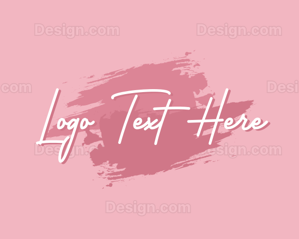 Beauty Cosmetics Wordmark Logo