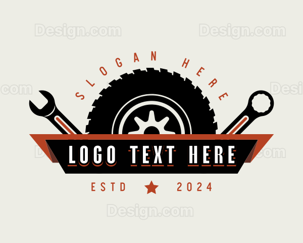 Automotive Tire Wrench Logo