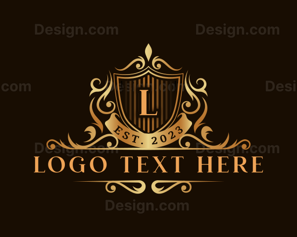 Ornament Elegant Crown Logo