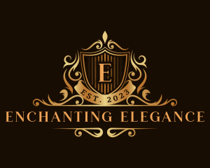 Ornament Elegant Crown  logo design