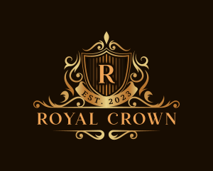 Ornament Elegant Crown  logo design